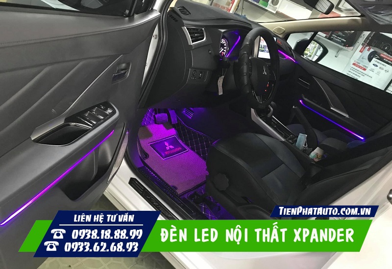 Đèn LED nội thất Xpander 2023 biến không gian xe nổi bật hơn