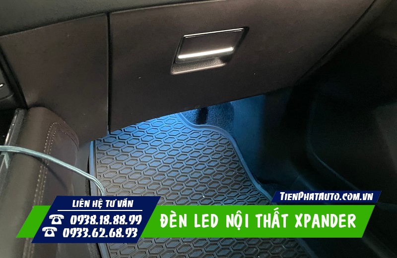 Đèn LED nội thất xe Xpander 2023 mang lại nhiều sự tiện lợi