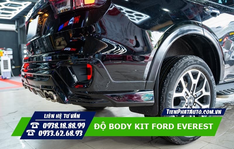 Body Kit được thiết kế chuẩn phom cho xe Ford Everest 2022 - 2023