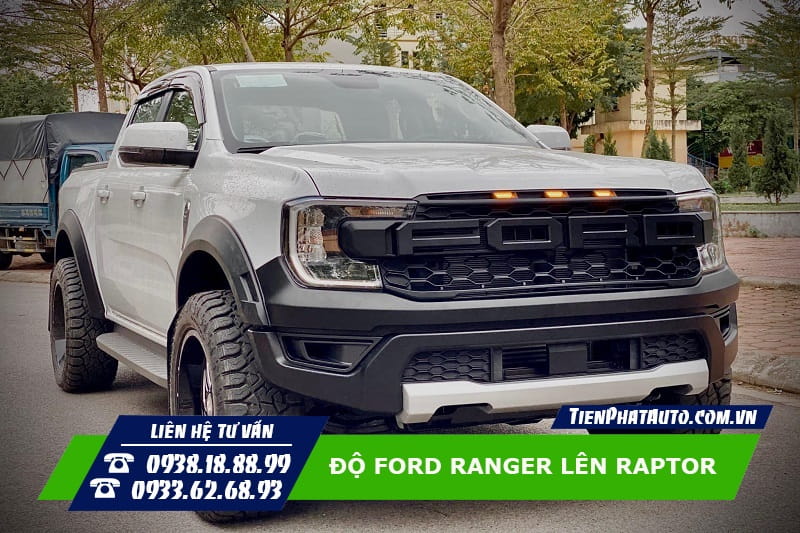 Độ Body Kit Ford Ranger Lên Raptor 2023 Chỉ 17 Triệu
