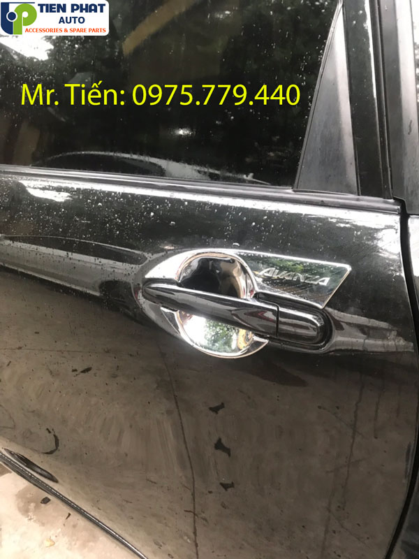 Ốp tay cửa - đồ trang trí, phụ kiện cho xe Toyota Avanza 2018 - 2019