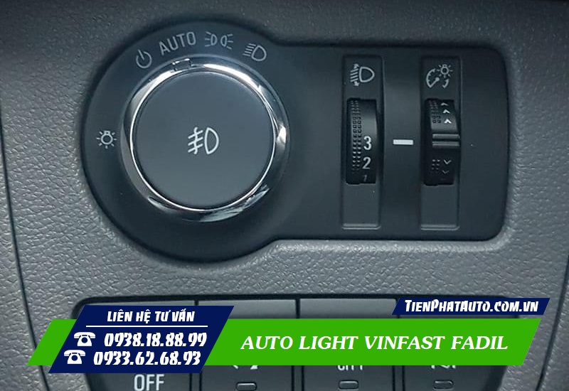 Tiến Phát Auto chuyên độ công tắc Auto Light cho xe Vinfast Fadil