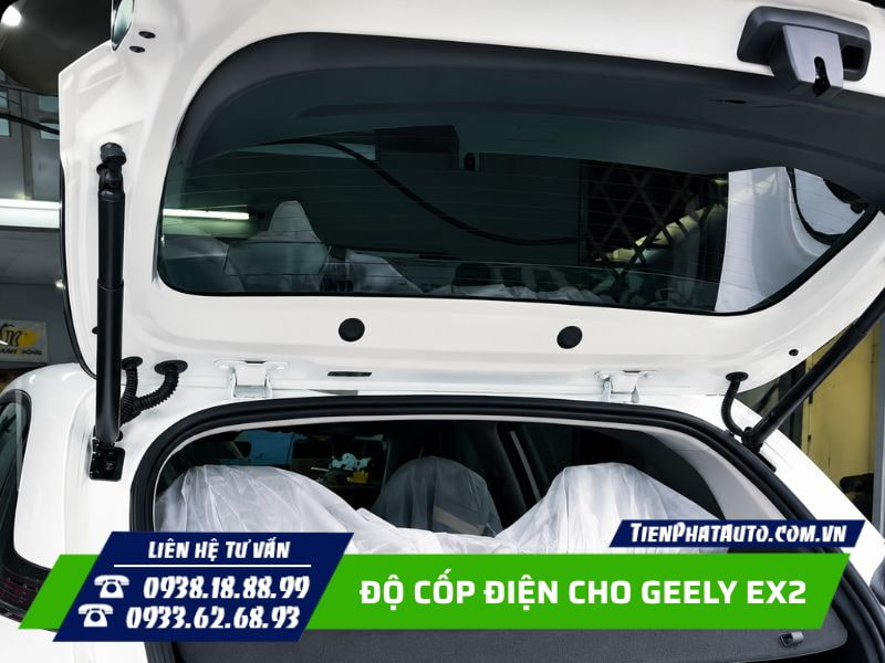 Độ cốp điện cho geely ex5 có tính năng chống kẹt an toàn Độ cốp điện cho geely ex5 có tính năng chống kẹt an toàn
