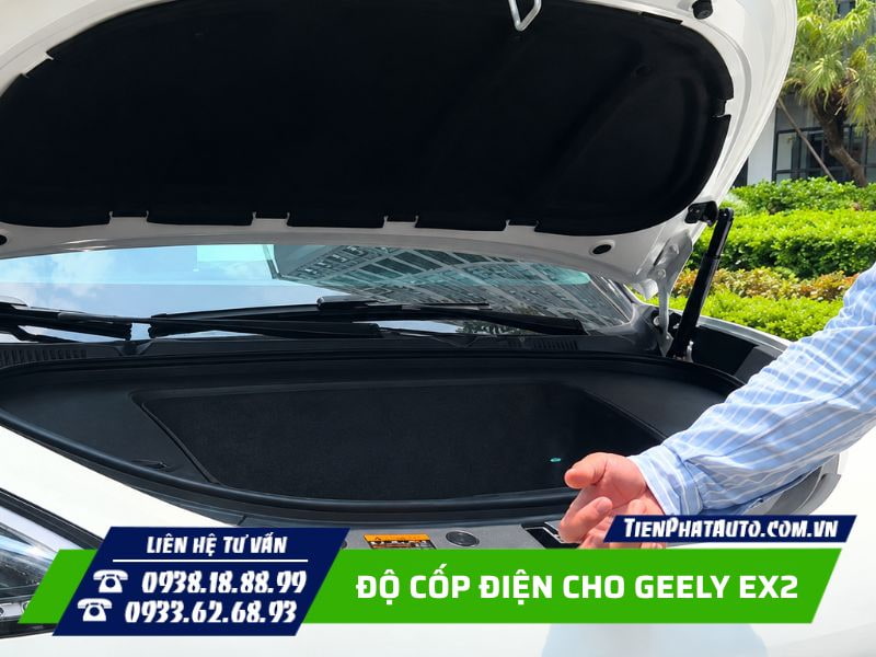 Độ cốp điện cho geely ex5 gõ để đóng/mở Độ cốp điện cho geely ex5 gõ để đóng/mở