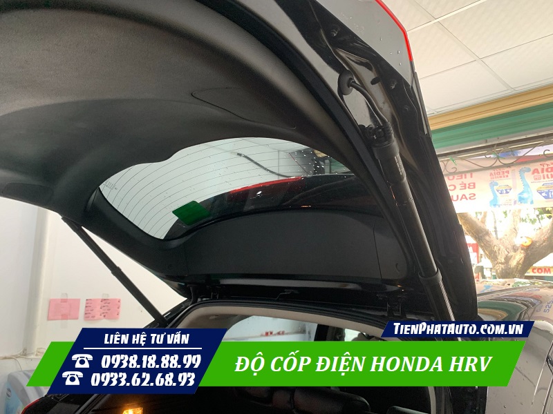 Cốp điện Honda HRV 2022 tùy chỉnh được độ cao và thấp của cốp xe