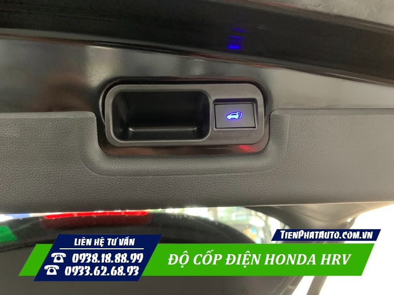 Ty cốp điện Honda HRV 2022 to hơn zin giúp đóng mở nhẹ nhàng và êm ái