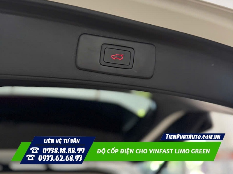 Tiến Phát Auto chuyên độ cốp điện cho xe Vinfast Limo Green