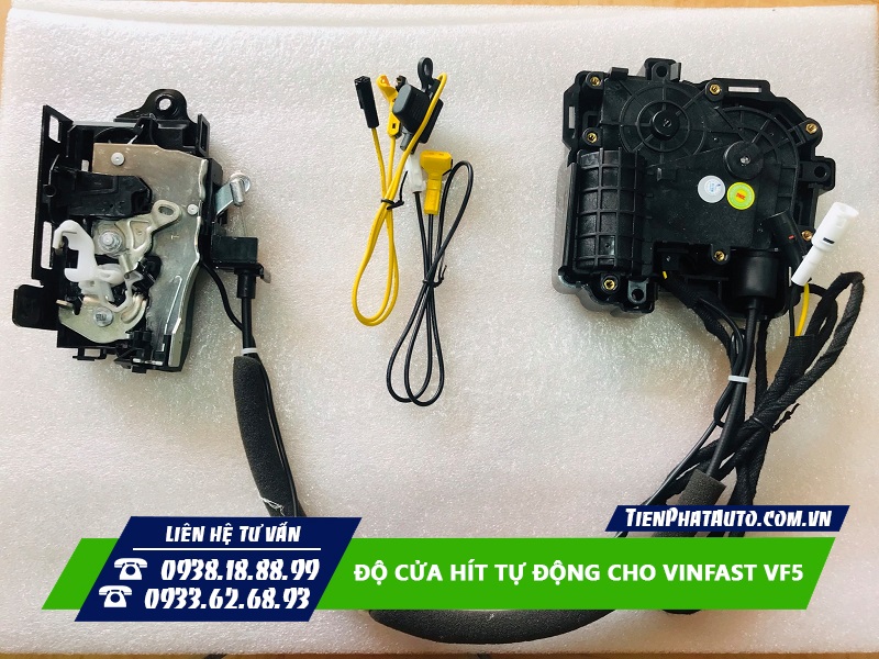 Độ cửa hít tự động cho VF5 giúp đóng cửa nhẹ nhàng và êm ái