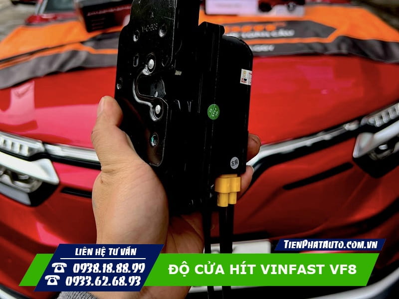 Cửa hít tự động Vinfast VF8 được thiết kế dành riêng theo xe