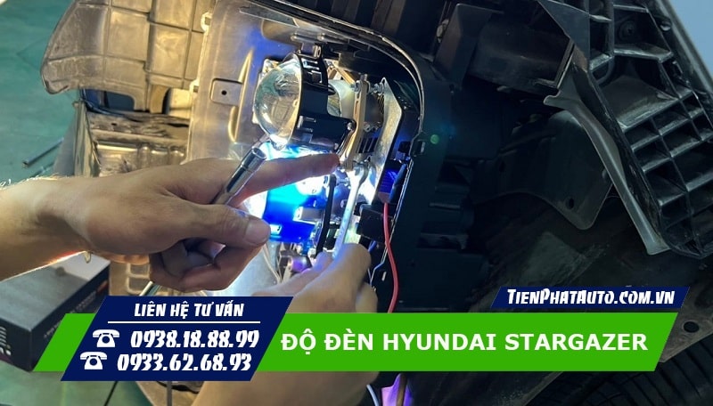Độ đèn Hyundai Stargazer là trang bị mà bạn cần nên quan tâm