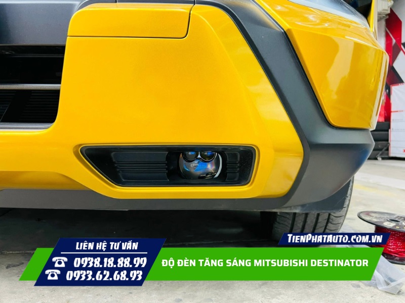 Đèn pha và gầm chất lượng cho Mitsubishi Destinator tăng sáng hiệu quả