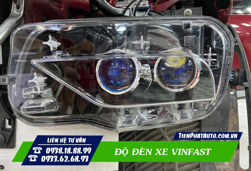 Tiến Phát Auto độ đèn Vinfast Lux A - SA - Fadil giá tốt nhất tại TPHCM