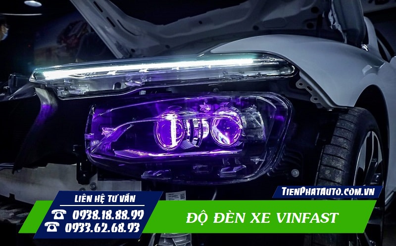Tiến Phát Auto chuyên độ đèn Vinfast Lux A - SA - Fadil tại TPHCM