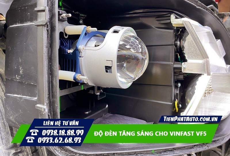 Độ đèn VF5 hoàn toàn như Zin, không ảnh hưởng điện và bảo hành