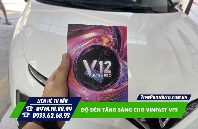 Thay bóng LED tăng sáng cho VF5 với chi phí tiết kiệm