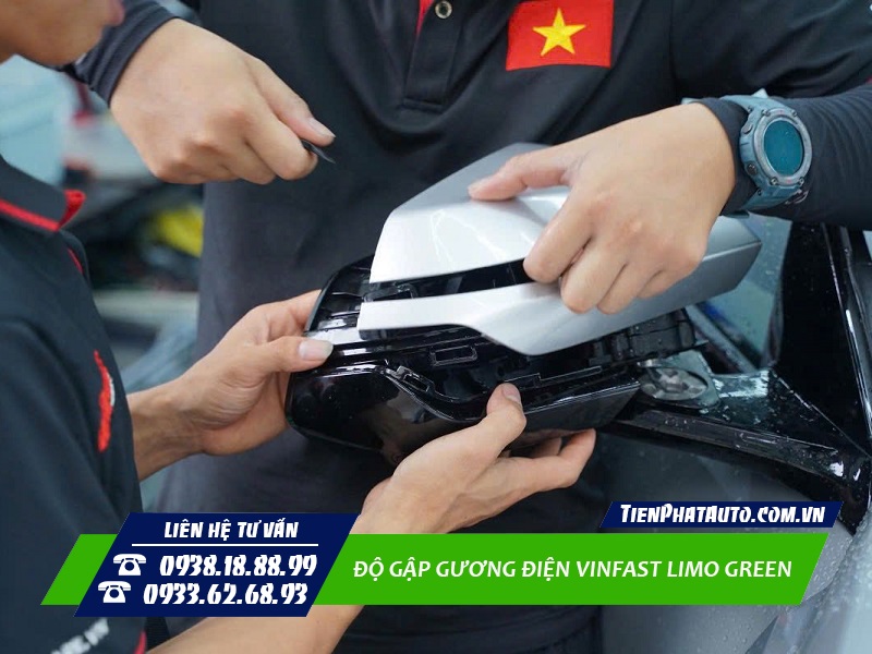 Độ gập gương điện Vinfast Limo Green là trang bị cần thiết không nên bỏ qua