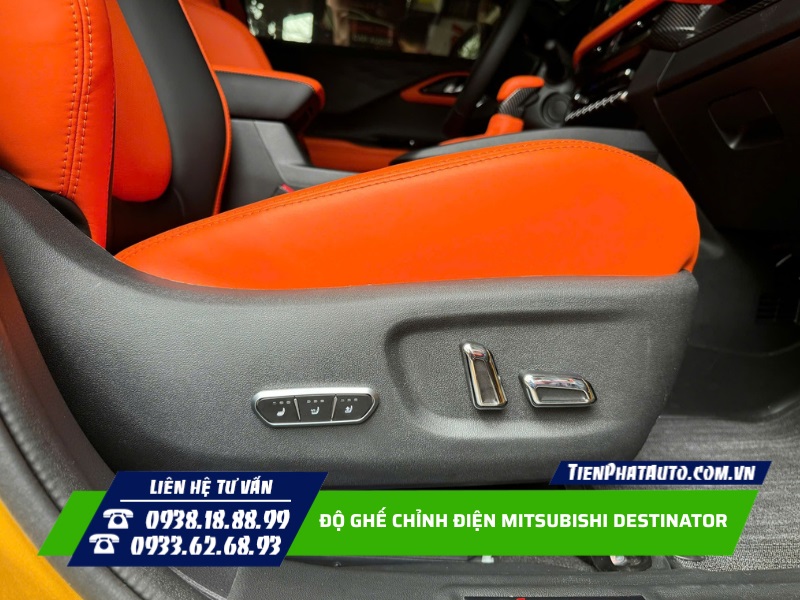 Khách hàng có thể tùy chọn kết hợp độ thêm nhớ ghế, quạt mát và massage