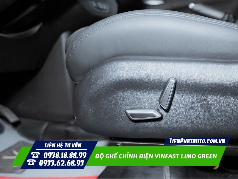 Tiến Phát Auto chuyên độ ghế chỉnh điện cho Vinfast Limo Green