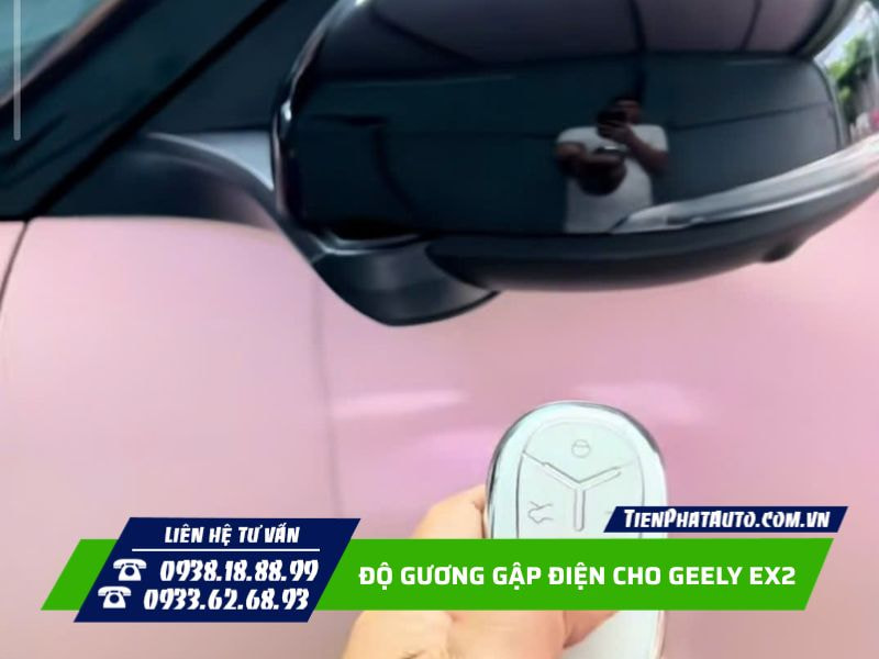 độ gương gập điện cho geely ex2 độ gương gập điện cho geely ex2