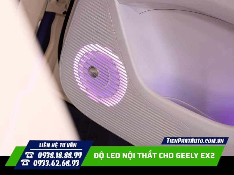 Độ LED nội thất cho Geely EX2 tăng thẩm mỹ cho khoang xe Độ LED nội thất cho Geely EX2 tăng thẩm mỹ cho khoang xe