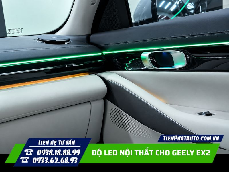 Độ LED nội thất cho Geely EX2 tăng thẩm mỹ cho khoang cabin Độ LED nội thất cho Geely EX2 tăng thẩm mỹ cho khoang cabin
