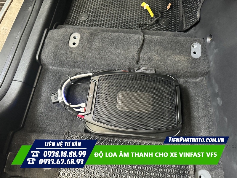 Loa SUB là giải pháp nâng cấp âm thanh cho Vinfast VF5