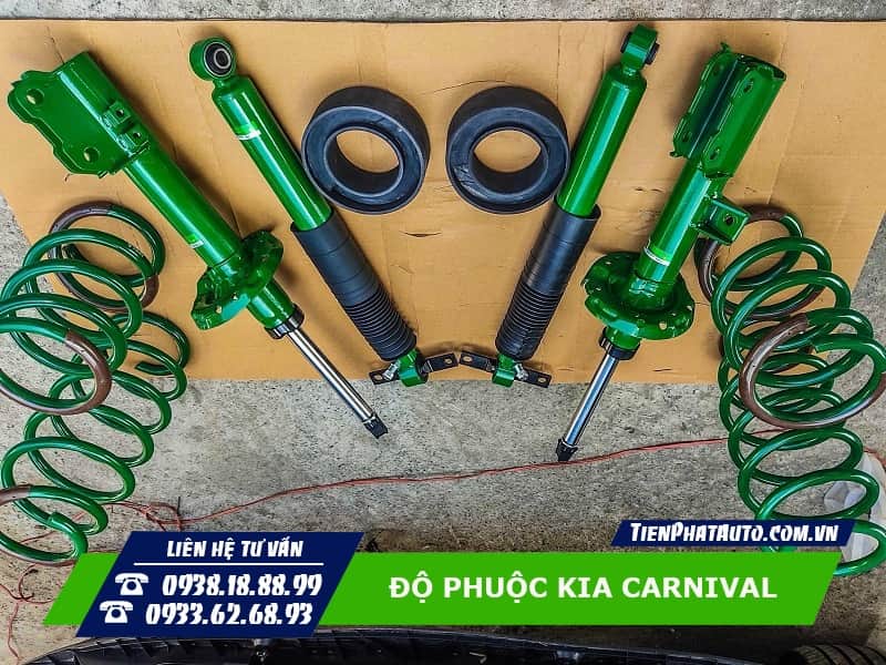 Trọn bộ SET phuộc độ TEIN thiết kế dành riêng cho xe Kia Carnival