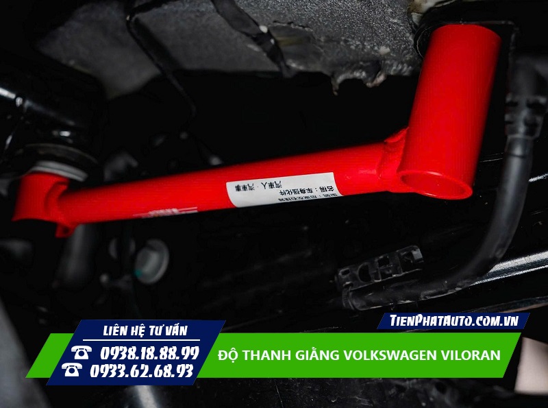 Thanh giằng được lắp đặt các vị trí ốc zin nguyên bản của xe Thanh giằng được lắp đặt các vị trí ốc zin nguyên bản của xe