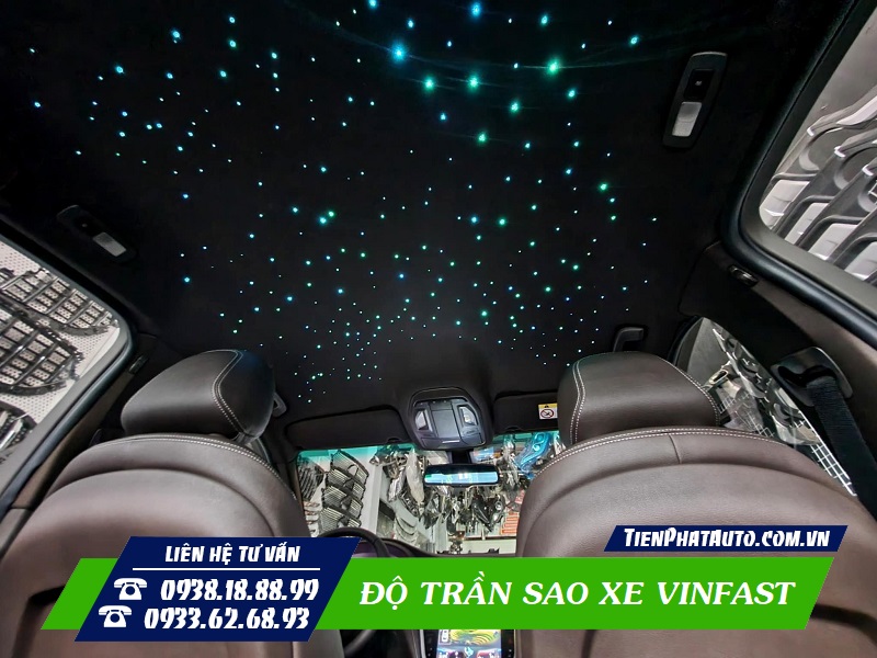 Tiến Phát Auto chuyên độ trần sao xe Vinfast Lux A - SA - Fadil