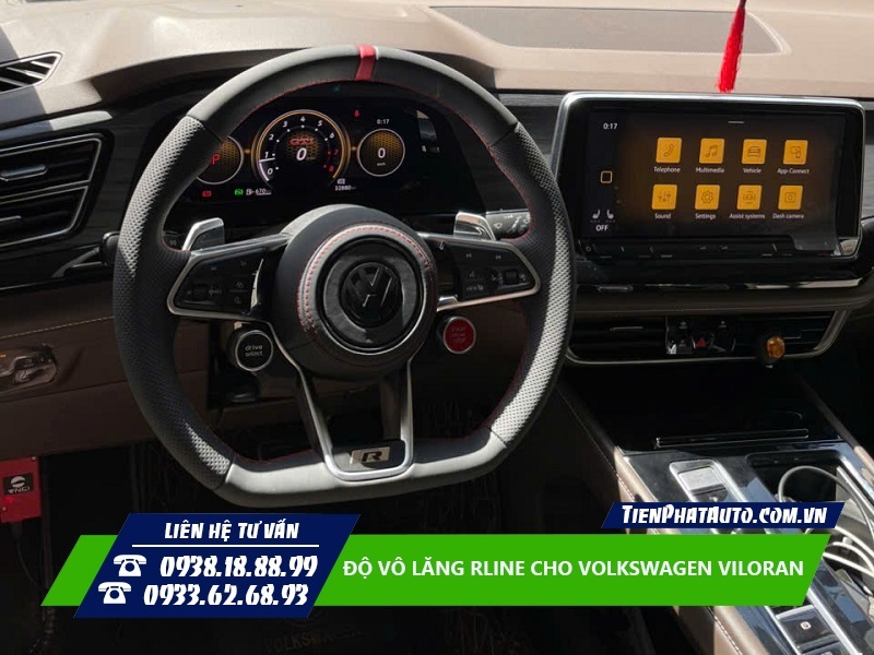 Tiến Phát Auto chuyên độ vô lăng Rline cho Volkswagen Viloran