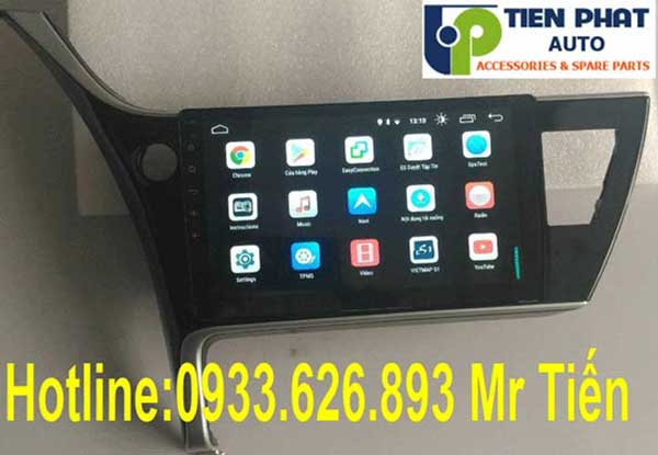 tienphatauto chuyen cung cap lap dat android cho toyota altis 2018