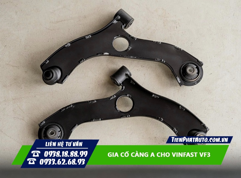 Quy trình lắp đặt gia cố càng A Vinfast VF3 sau khi hàn và sơn