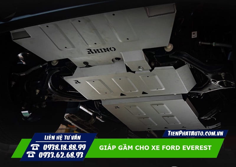 Hình ảnh giáp gầm bảo vệ Full gầm cho xe Ford Everest 2023 Nextgen