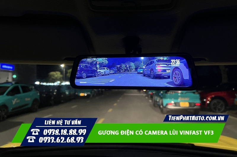 Tiến Phát Auto chuyên lắp gương điện có camera lùi cho Vinfast VF3