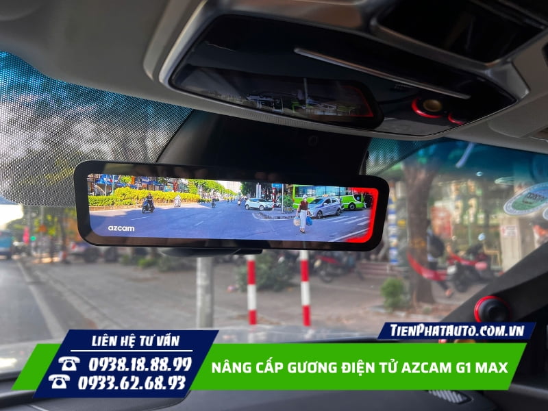 Gương điện azcam G1 Max mở rộng góc quan sát, giảm điểm mù Gương điện azcam G1 Max mở rộng góc quan sát, giảm điểm mù