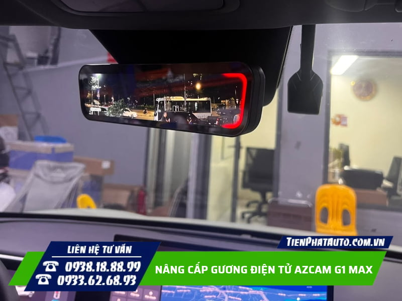 Gương điện azcam G1 Max quan sát ban đêm, trời mua rõ ràng Gương điện azcam G1 Max quan sát ban đêm, trời mua rõ ràng