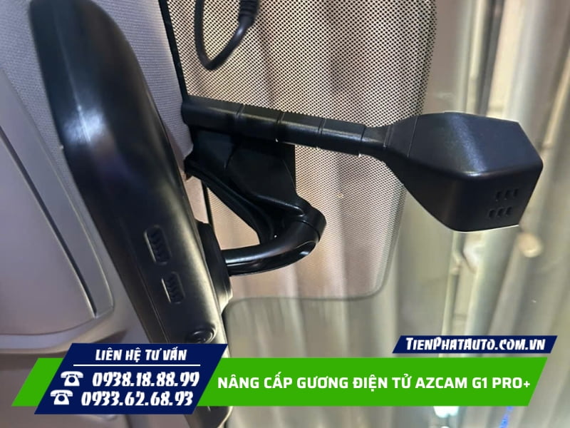 Gương điện azcam G1 Pro+ có camera trước tách rời Gương điện azcam G1 Pro+ có camera trước tách rời