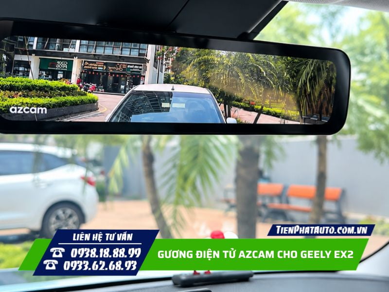 Gương điện tử Azcam cho EX2 có góc quan sát rộng Gương điện tử Azcam cho EX2 có góc quan sát rộng