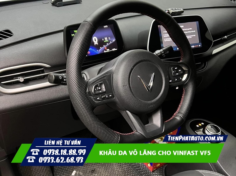 Khâu da vô lăng cho VF5 sẽ là lựa chọn không nên bỏ qua