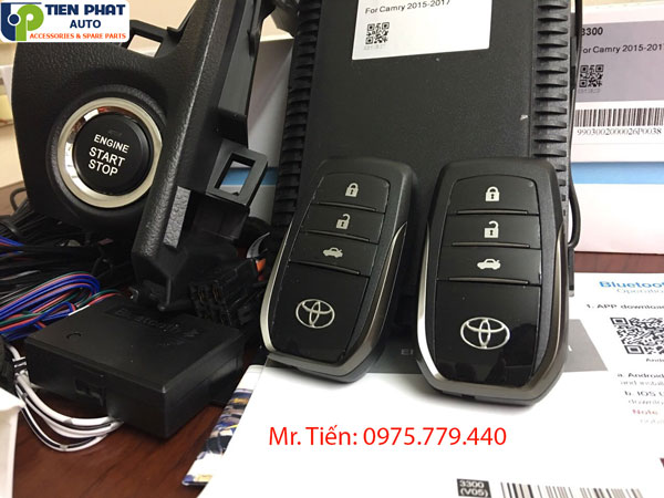 Lắp Start Stop Smart Key Cho Toyota Camry chính hãng tại tphcm