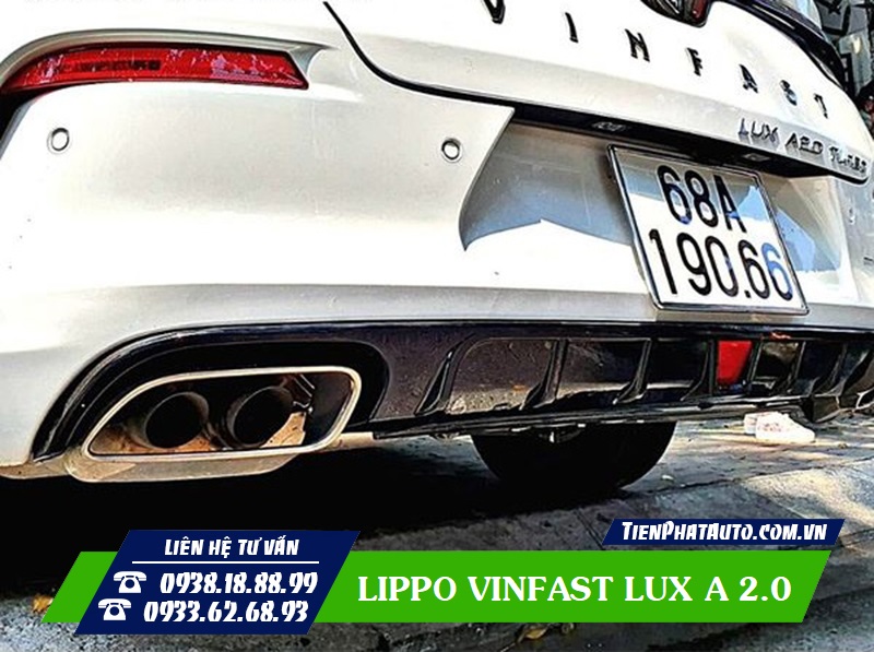Độ Lippo Vinfast Lux A 2.0 không làm thay đổi kết cấu gì của xe