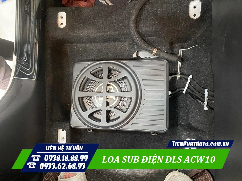 Loa sub DLS ACW10 giúp chất lượng âm thanh trên xe cải thiện hiệu quả