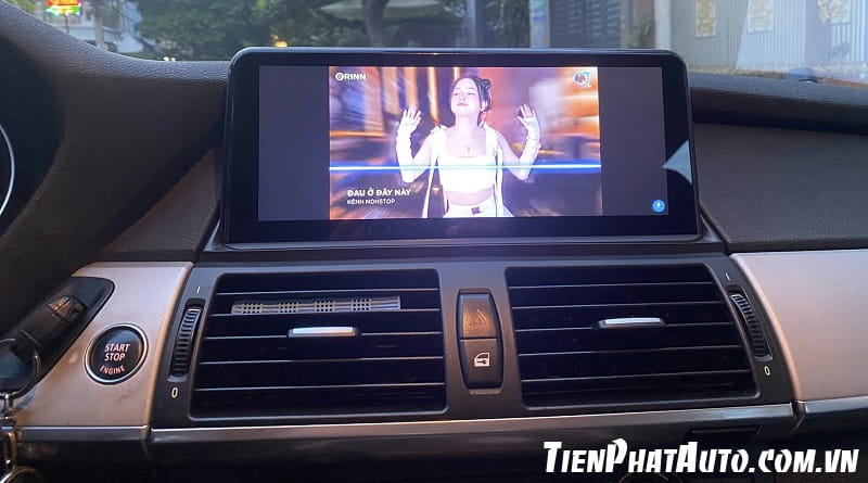 Hình ảnh màn hình Android lắp trên xe BMW X5 X6 (2007 - 2009)