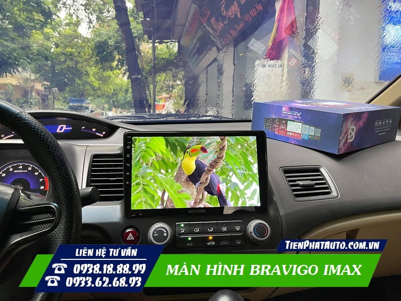 Màn hình Bravigo IMAX giúp đáp ứng nhu cầu giải trí ngay trên xe