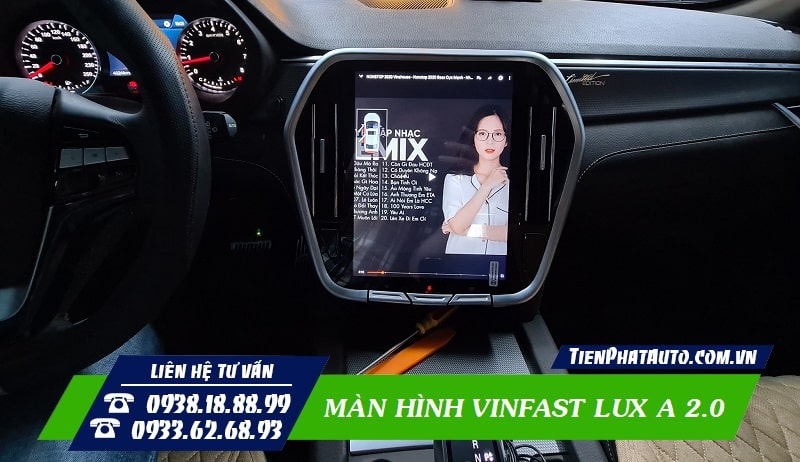 Màn hình DVD Android cho xe Vinfast Lux A 2.0