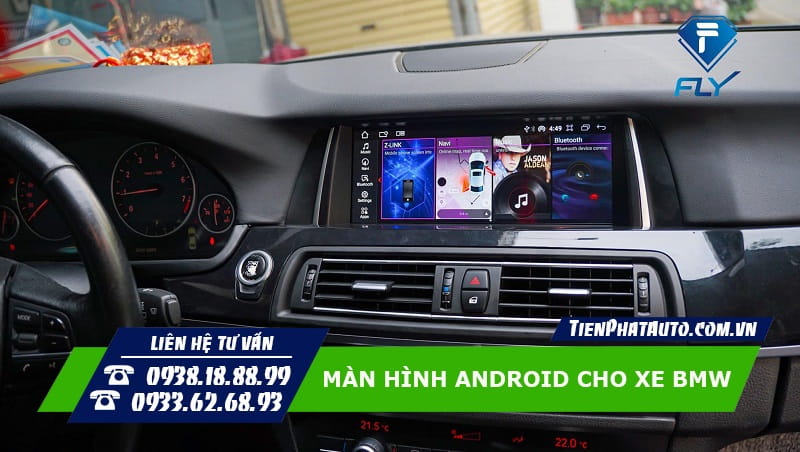 Màn hình Android BMW được lắp cắm giắc 100% bảo hành 2 năm