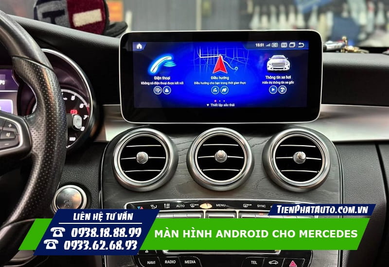 Màn hình FLY là thương hiệu màn hình xe sang cho Mercedes