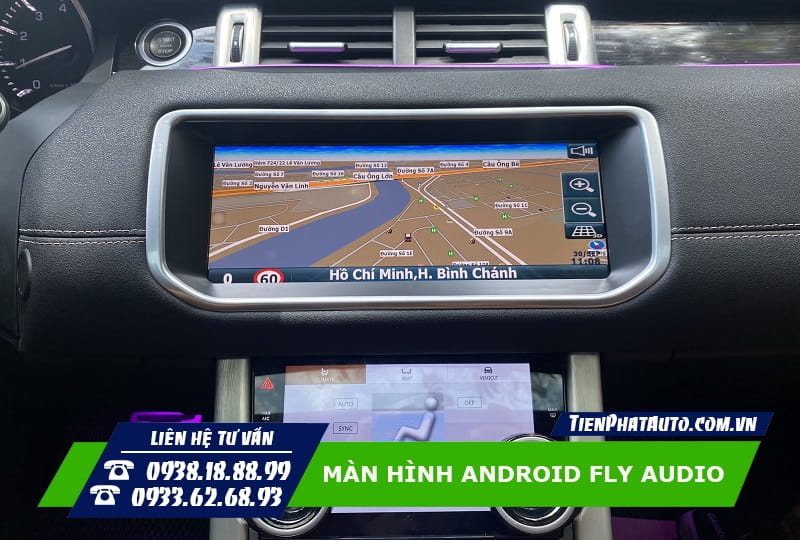 Màn hình Android FLY có thể lắp đặt cho dòng xe Ranger Rover