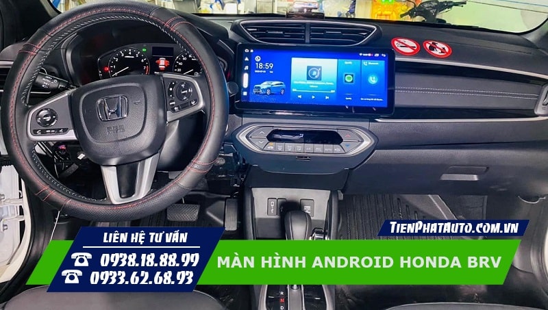 Hình ảnh Honda BRV lắp đặt màn hình Android 12.3 inch