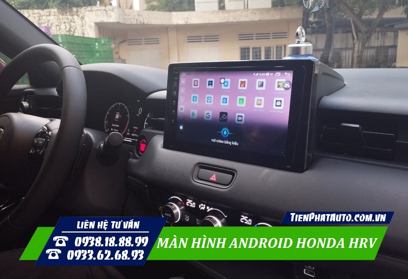 Màn hình Android Honda HRV 2023 tích hợp ra lệnh giọng nói